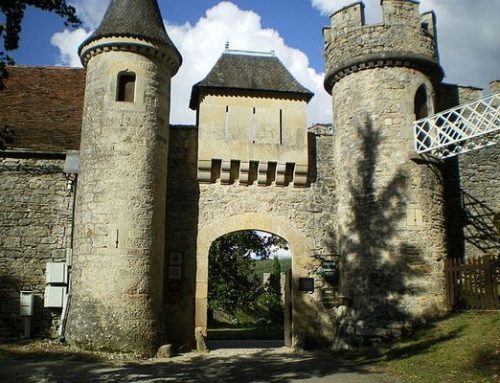 The 13th century Castle Cénevières