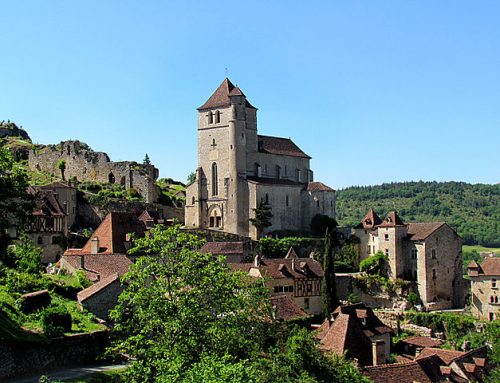The village of Saint-Cirq-Lapopie